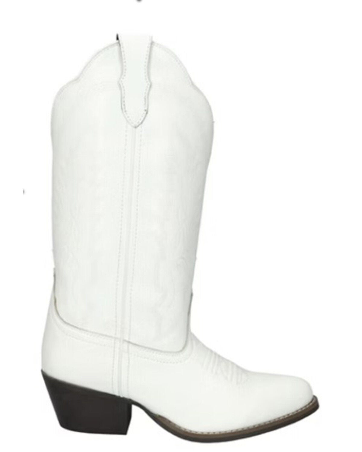 Image #1 - Smoky Mountain Women's Calloway Western Boots - Round Toe, White, hi-res