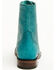 Image #5 - Justin Women's Mclean 7" Lace-Up Roper Boots - Round Toe, Turquoise, hi-res
