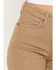 Image #2 - Wrangler Retro Women's Emersyn Bailey High Rise Trouser Stretch Denim Jeans, Tan, hi-res