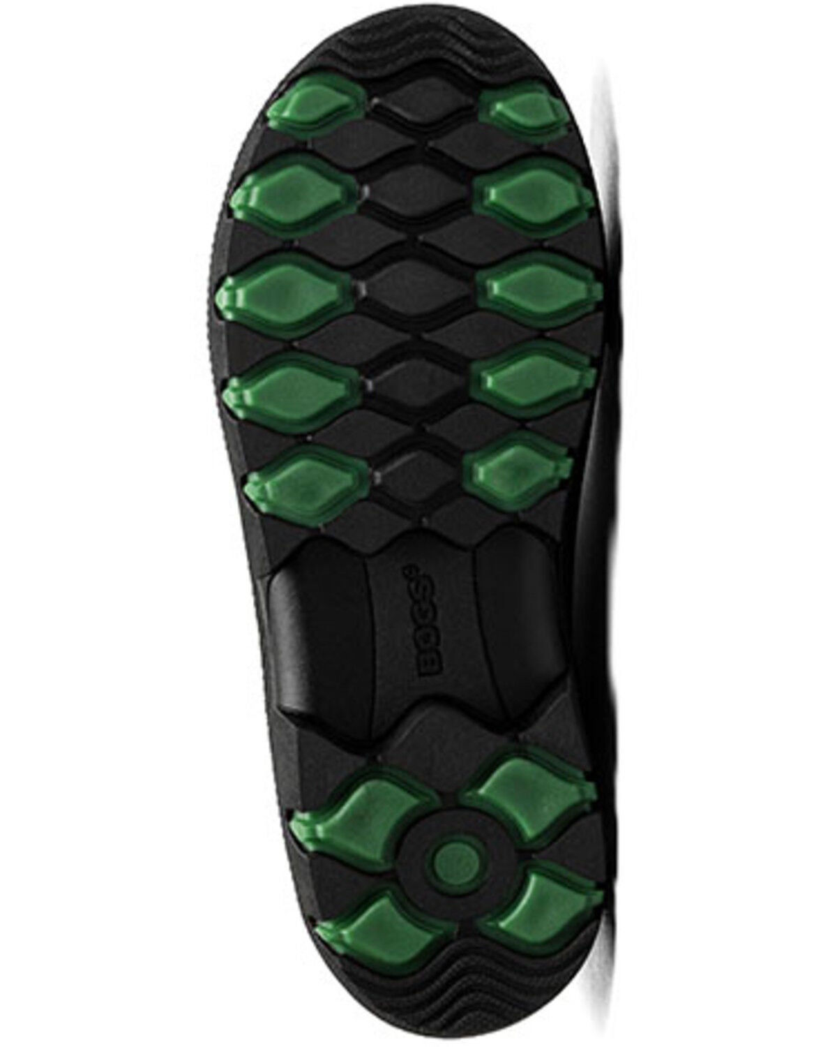 Image #7 - Bogs Boys' Essential Tall Rain Boots - Round Toe, Green, hi-res