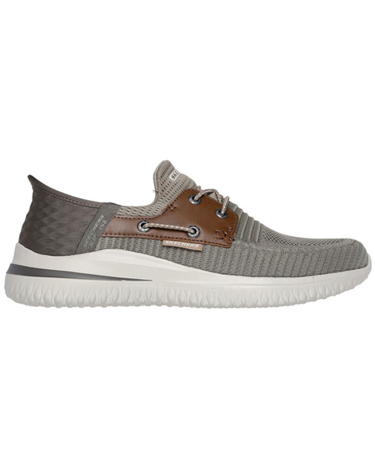 Image #2 - Skechers Men's Roth Slip-Ins Casual Shoes - Moc Toe, Brown, hi-res