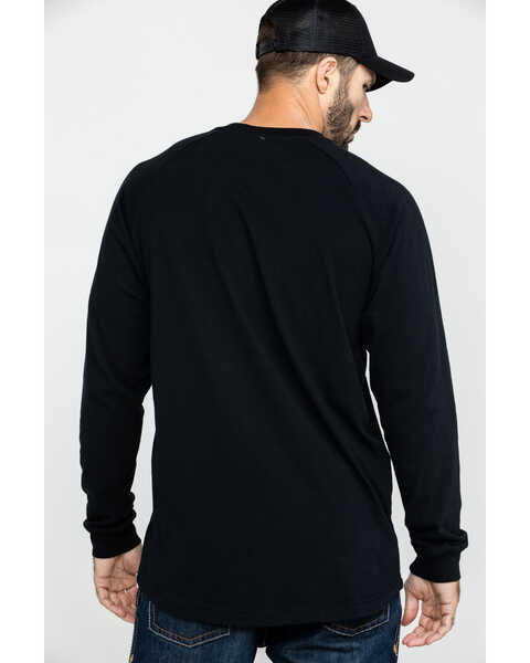 Image #2 - Ariat Men's Black Rebar Cotton Strong Graphic Long Sleeve Work Shirt - Big & Tall , Black, hi-res