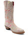 Image #1 - Ferrini Women's Belle Western Boots - Snip Toe , White, hi-res