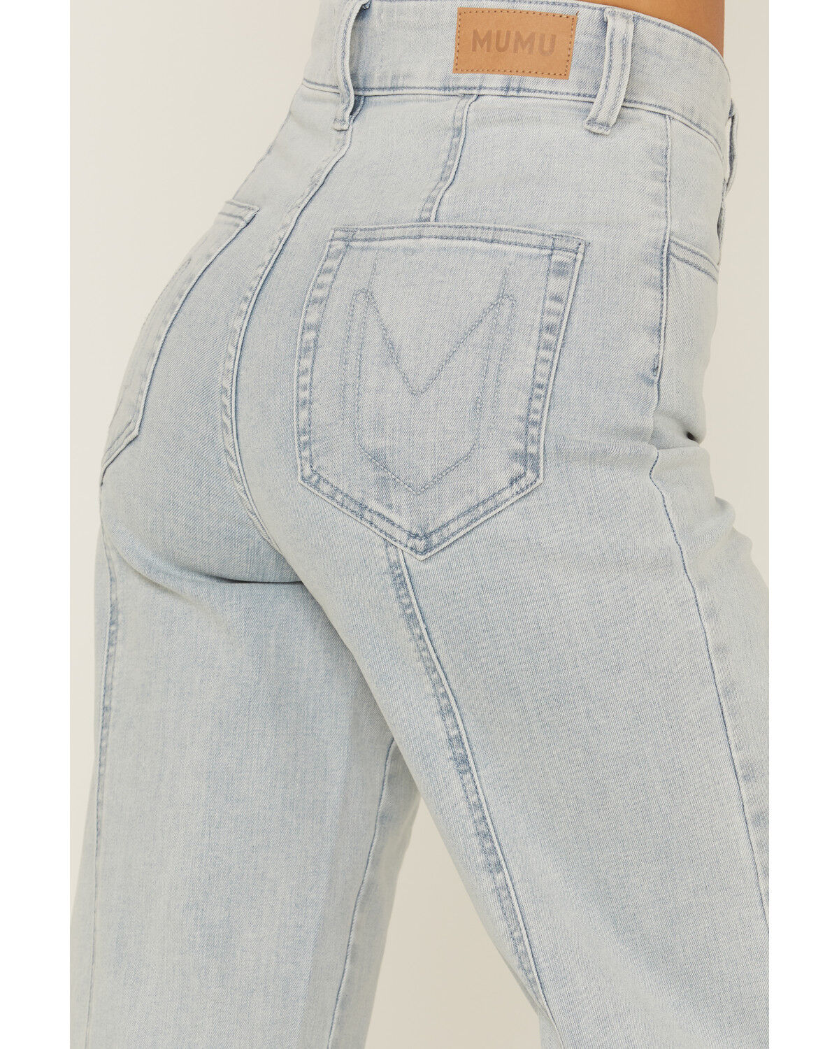Image #4 - Show Me Your Mumu Women's Ashbury Wide Leg Jeans, Blue, hi-res