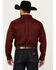 Image #4 - Ariat Men's Solid Twill Fitted Long Sleeve Button-Down Western Shirt, Burgundy, hi-res