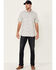 Image #2 - Moonshine Spirit Men's Haystack Solid Short Sleeve Snap Western Shirt, Grey, hi-res