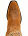 Laredo Women's Eagle Cut-Out Western Boots - Snip Toe, Honey, hi-res