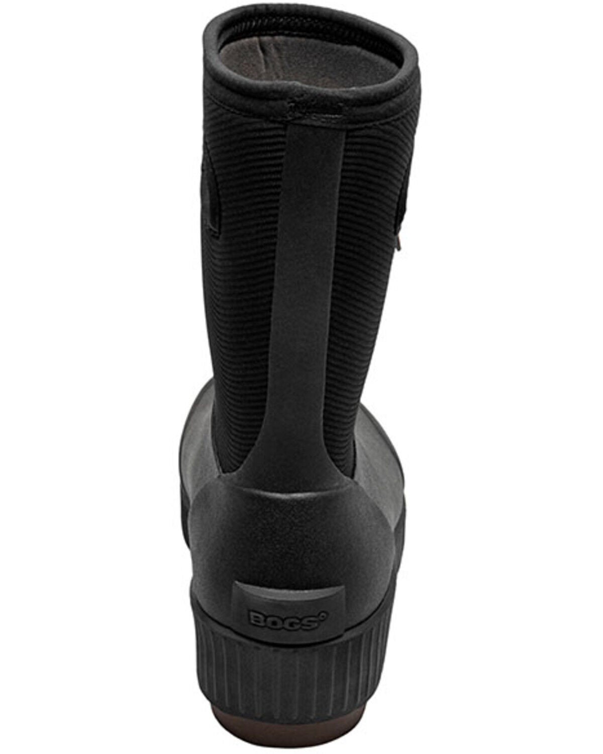 Image #5 - Bogs Women's Seattle II Mid Rain Boots - Round Toe, Black, hi-res