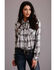 Image #1 - Stetson Women's Smoky Ombre Plaid Long Sleeve Snap Western Shirt , , hi-res