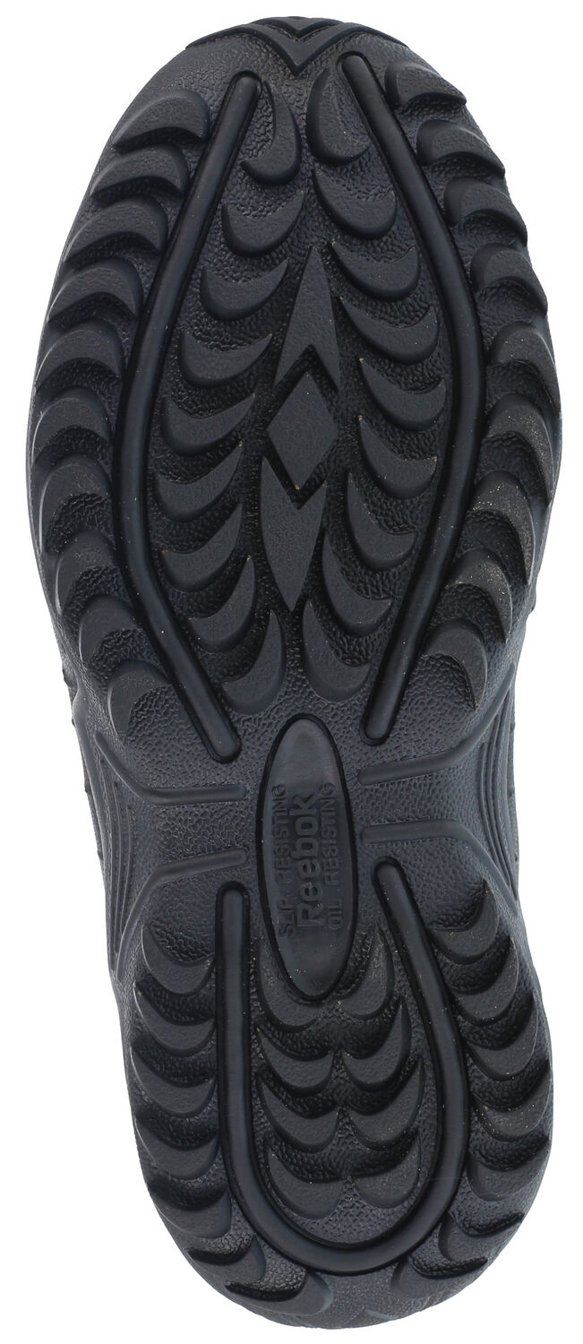 Image #5 - Reebok Men's Stealth 6" Lace-Up Waterproof Side Zip Work Boots - Soft Toe, Black, hi-res