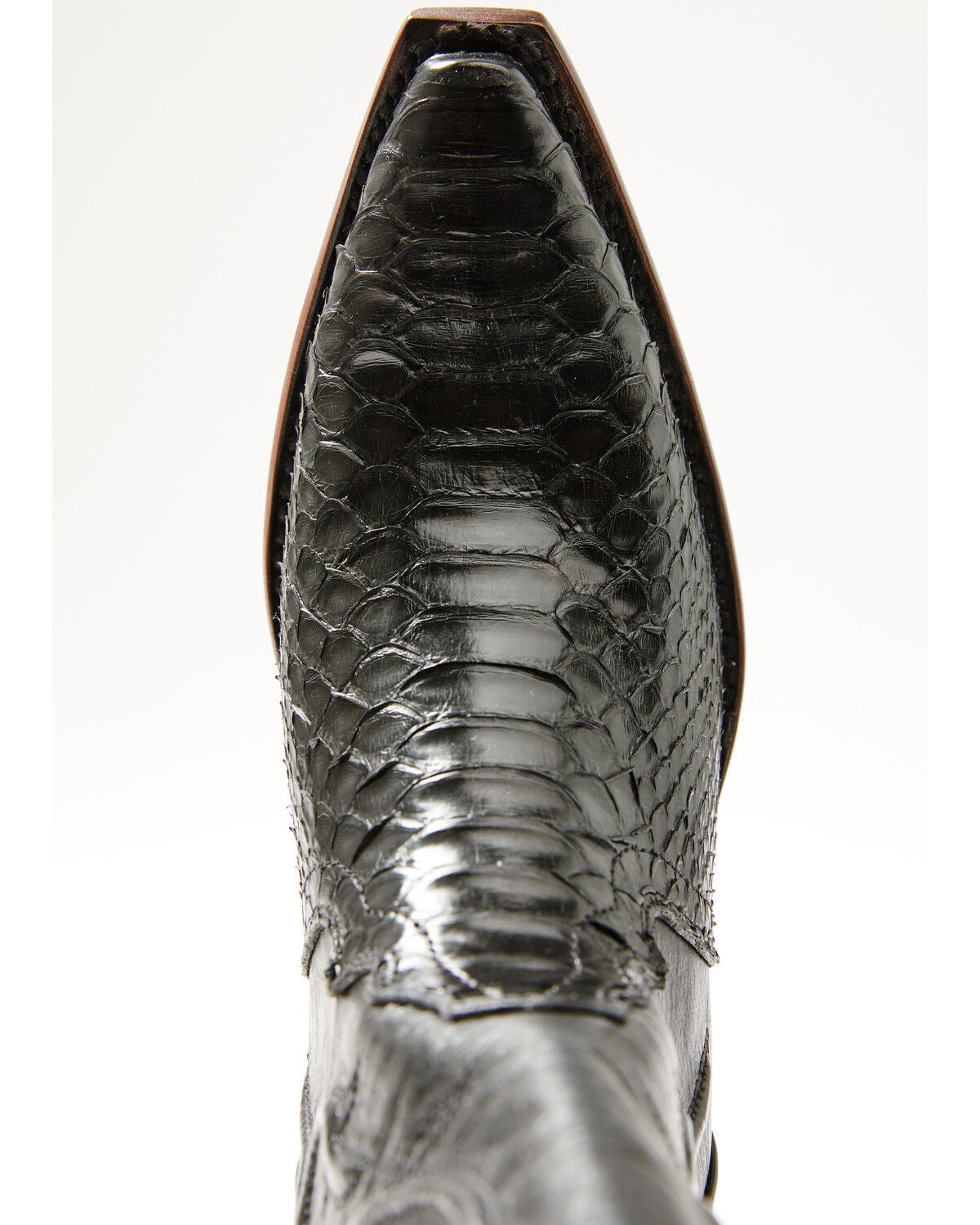Image #6 - Shyanne Women's Exotic Python Tall Western Boots - Snip Toe, Black, hi-res
