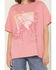 Image #3 - Wrangler Retro Women's Buckin' Short Sleeve Graphic Tee, Pink, hi-res