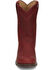 Image #4 - Justin Women's Holland Western Boots - Round Toe, Red, hi-res