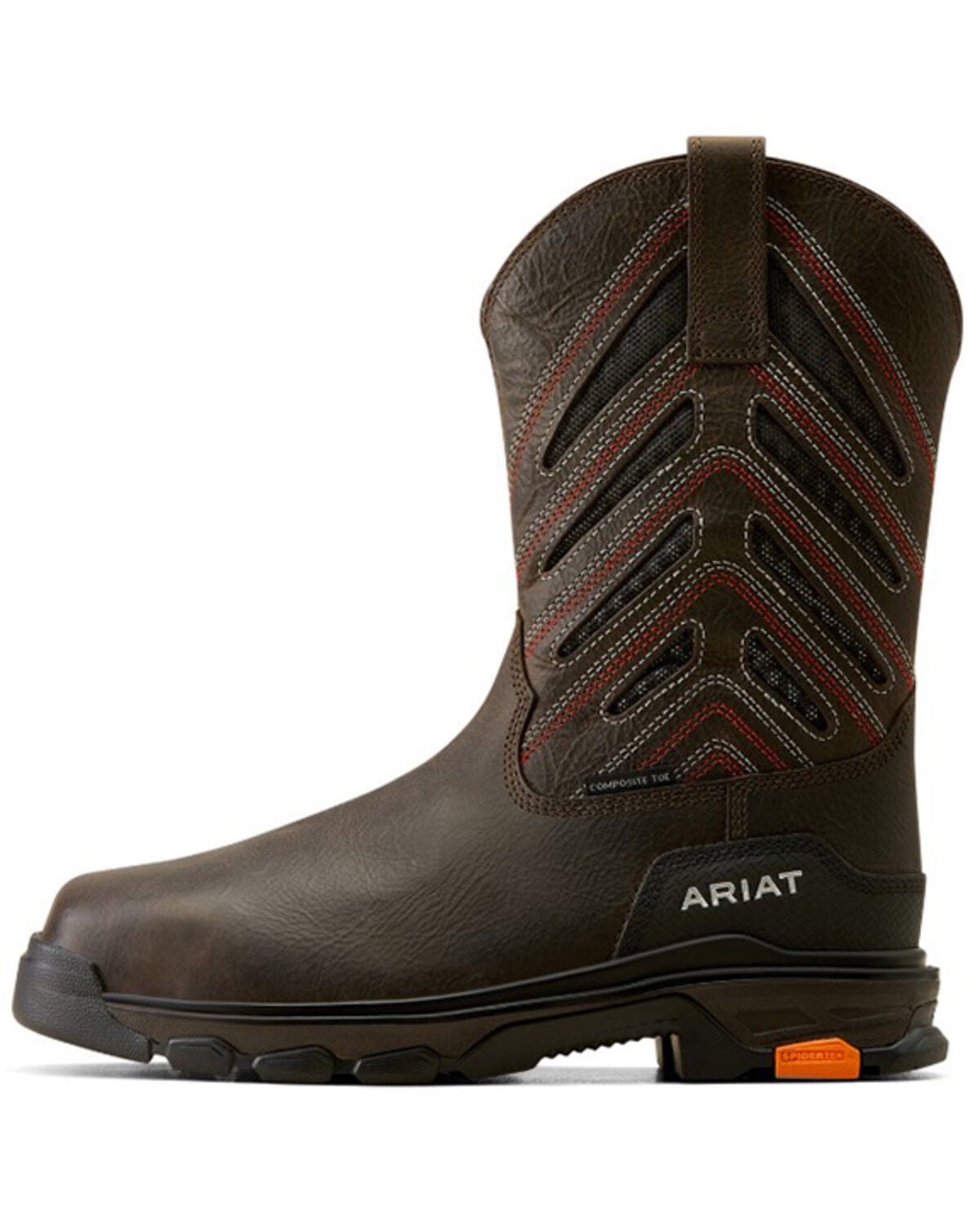 Image #2 - Ariat Men's Intrepid VentTEK Work Boots - Composite Toe, Brown, hi-res
