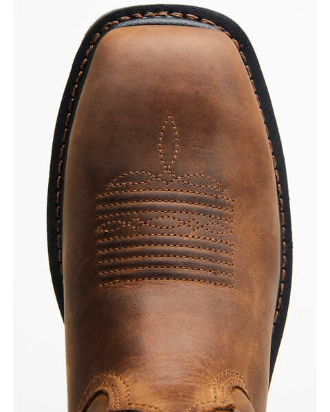 Image #6 - Ariat Men's Liberty 11" WorkHog® Western Work Boots - Broad Square Toe, Distressed Brown, hi-res