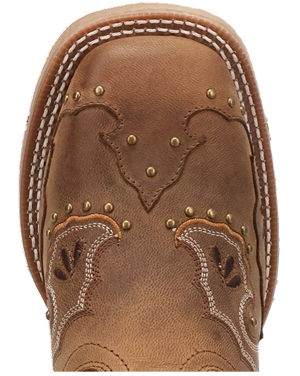 Image #6 - Laredo Women's Lottie Performance Western Boots - Broad Square Toe, Sand, hi-res