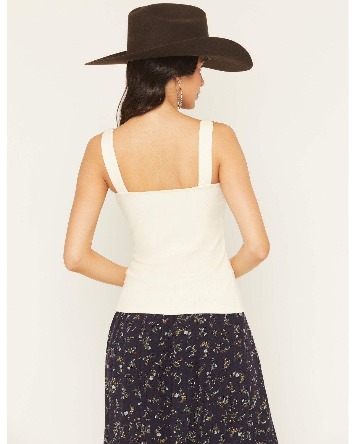 Image #4 - Idyllwind Women's Longdale Concho Sleeveless Tank Top, Cream, hi-res
