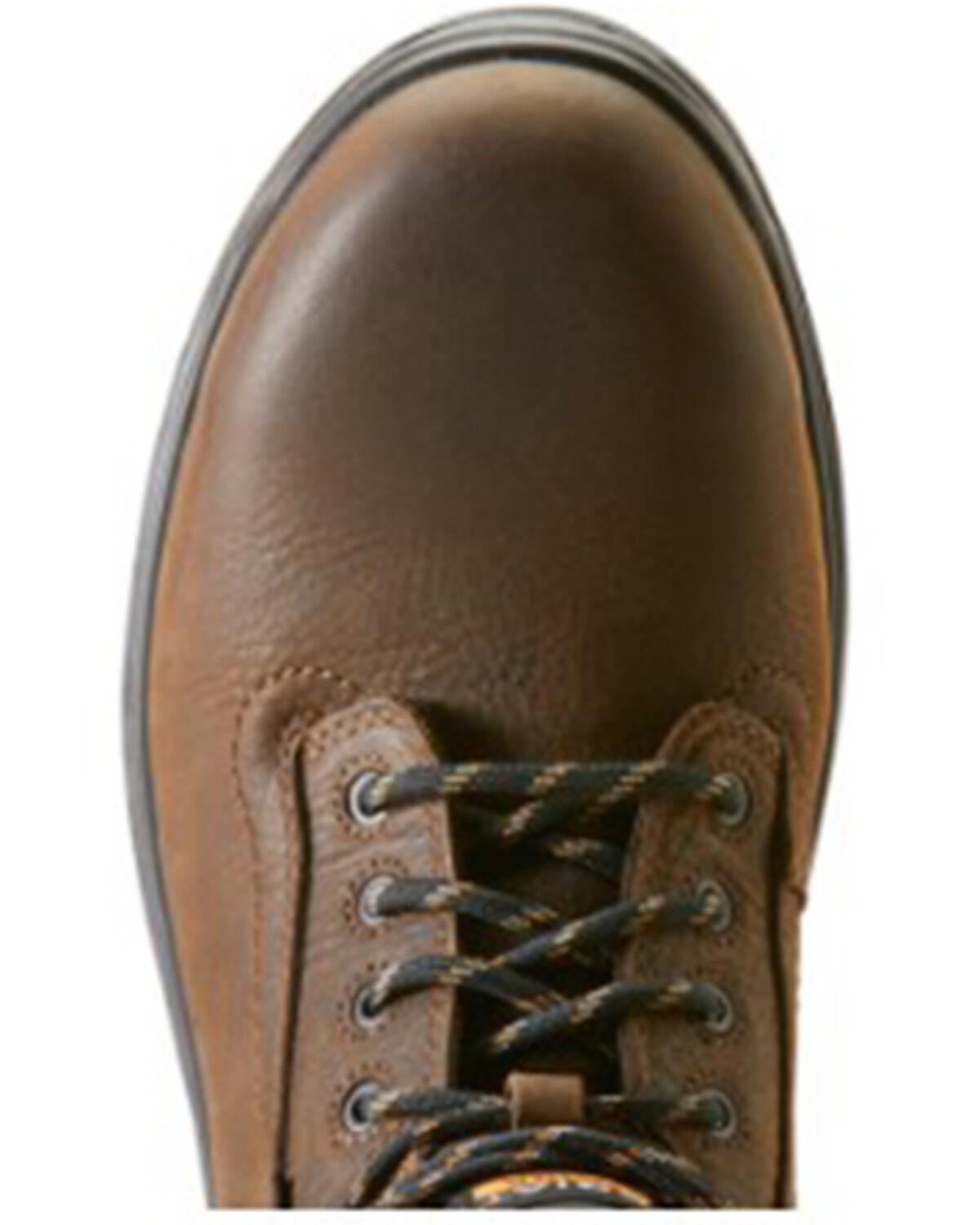 Image #4 - Ariat Men's Turbo Outlaw 6" Lace-Up Waterproof Work Boots - Composite Toe, Brown, hi-res