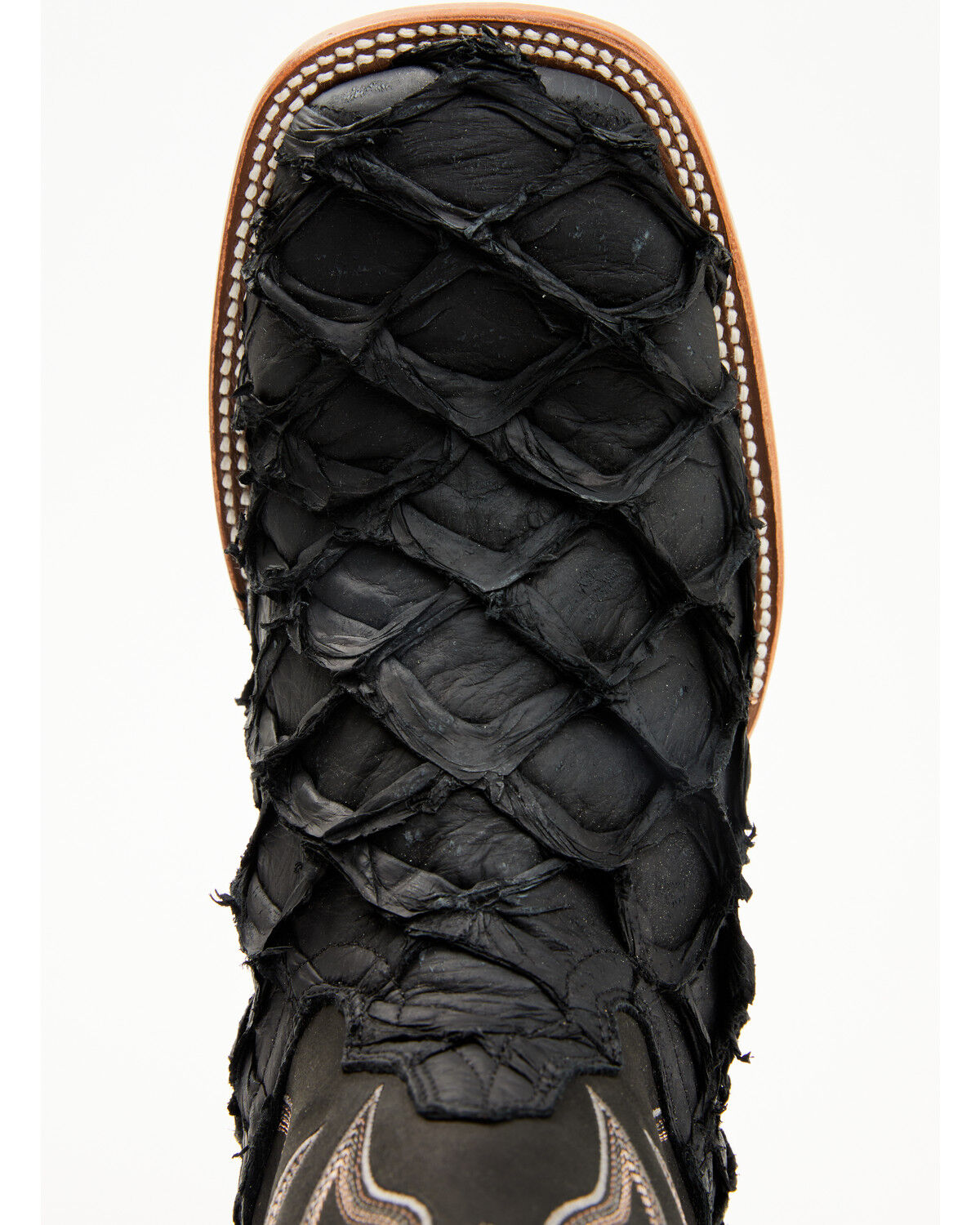 Image #6 - Cody James Men's Exotic Pirarucu Western Boots - Broad Square Toe, Black, hi-res