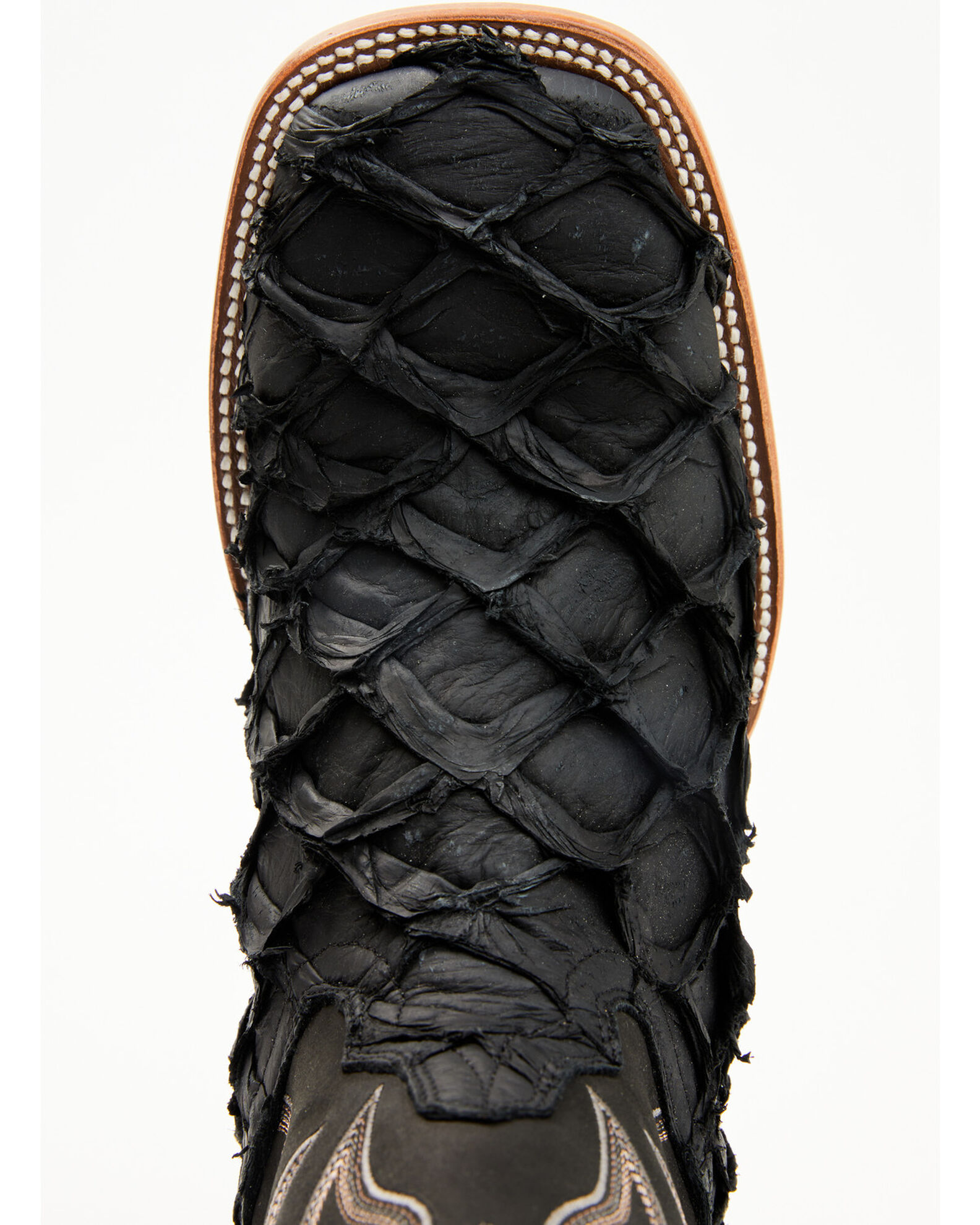 Image #6 - Cody James Men's Exotic Pirarucu Western Boots - Broad Square Toe, Black, hi-res