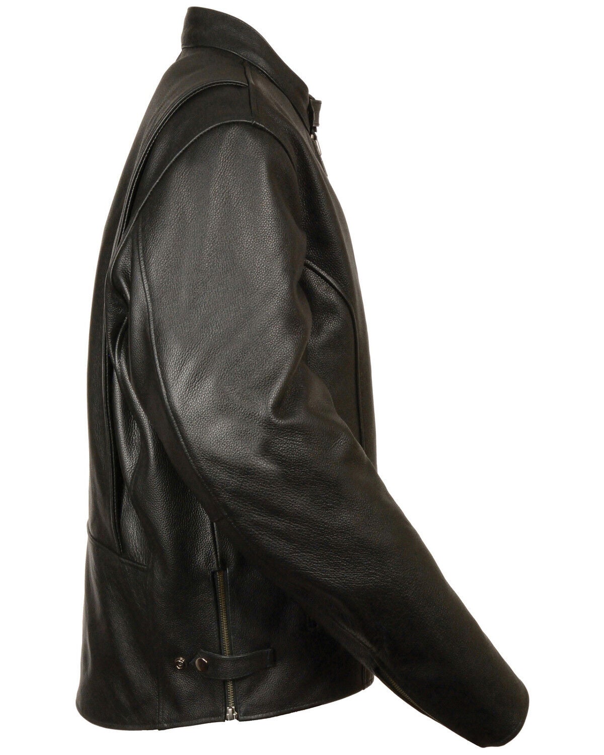 Image #3 - Milwaukee Leather Men's 3X Classic Scooter Jacket, Black, hi-res