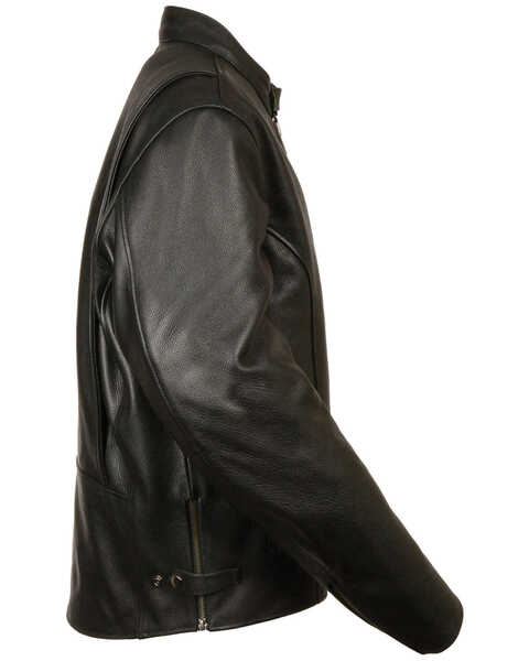 Image #3 - Milwaukee Leather Men's 3X Classic Scooter Jacket , Black, hi-res