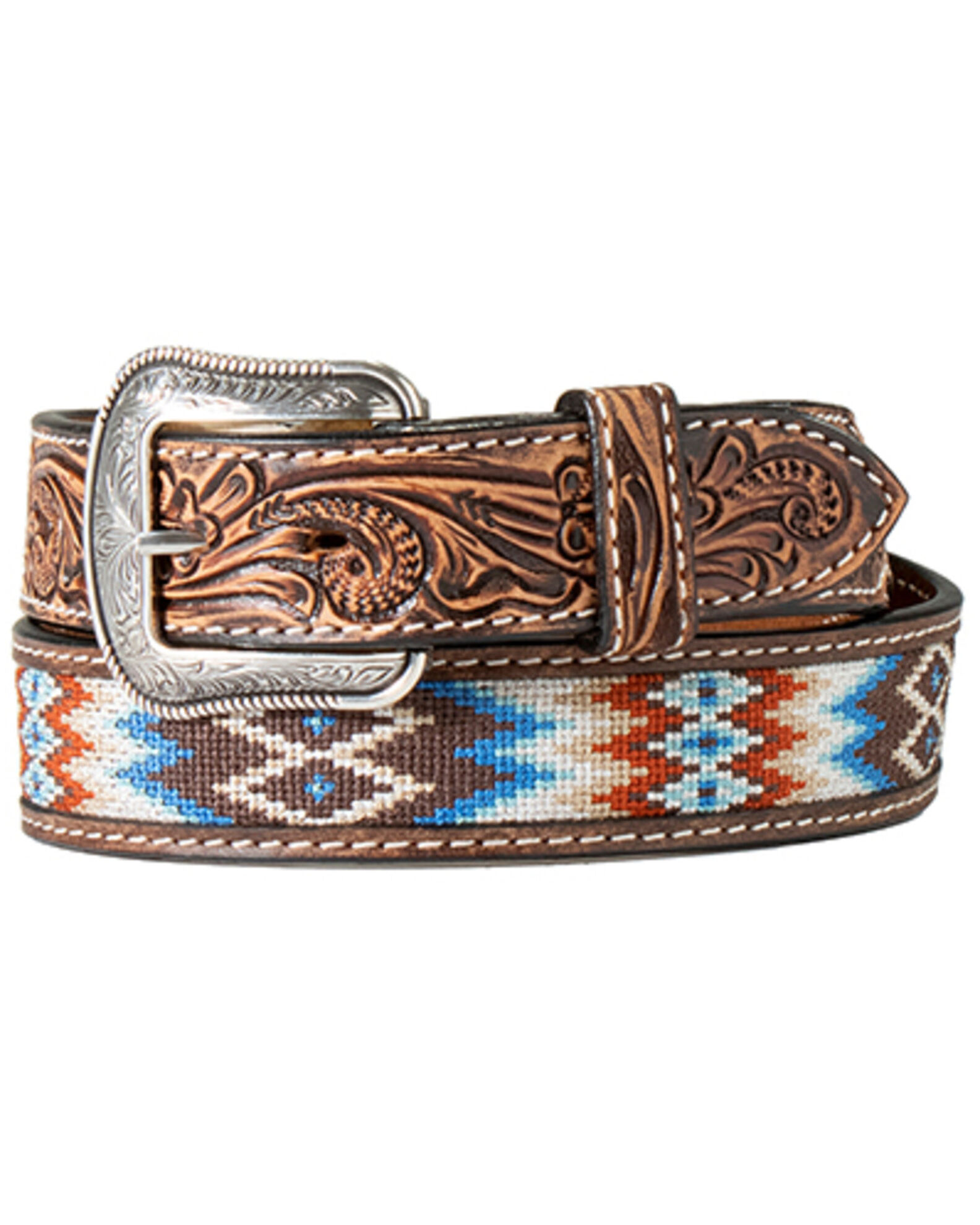 M F Western Men s Southwestern Embroidered Belt Sheplers