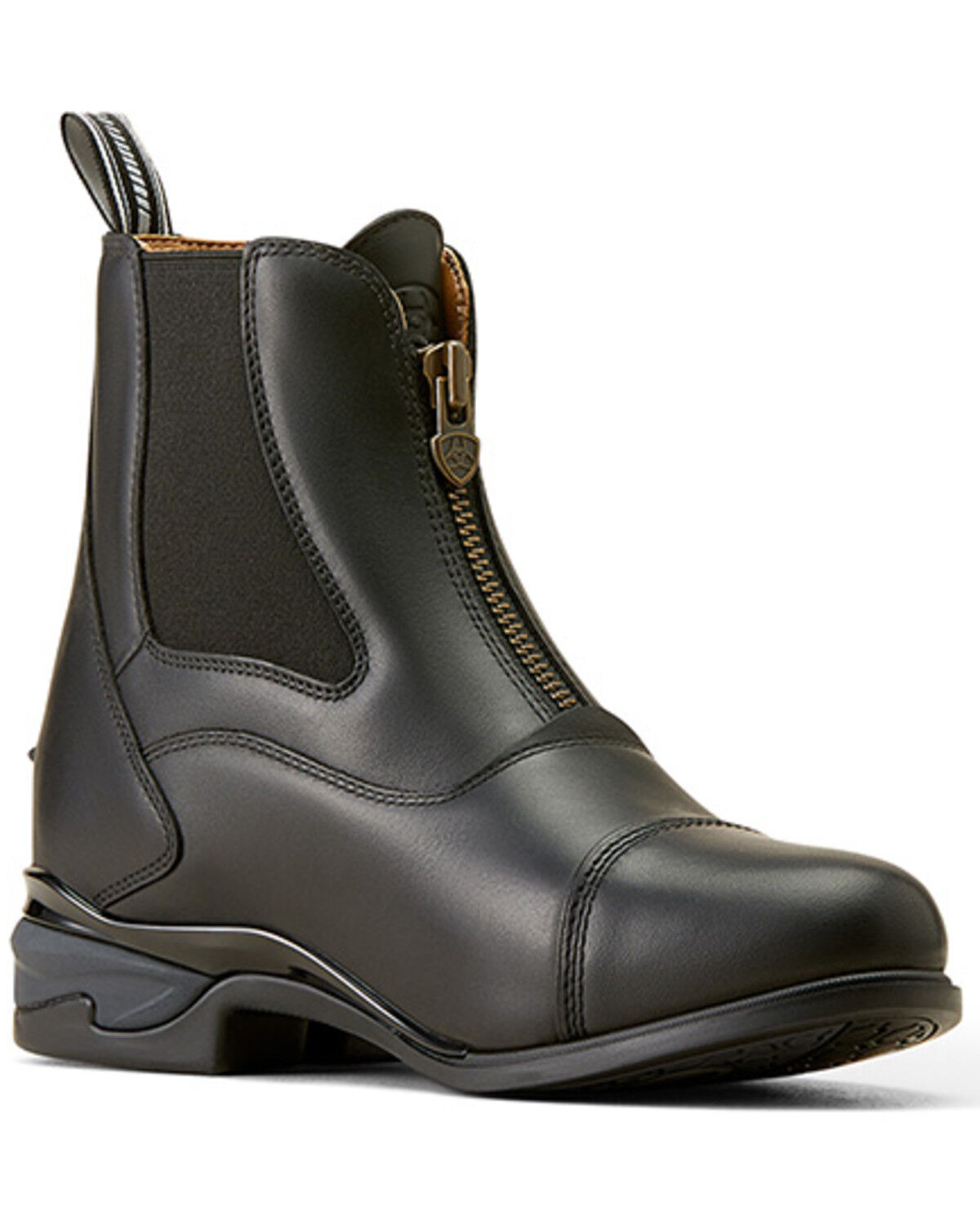 Image #1 - Ariat Women's Devon Zip Paddock Riding Boots - Round Toe, Black, hi-res