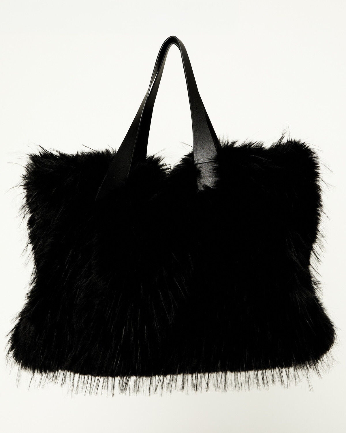 Azalea Wang Women's Confidante Faux Fur Bag, Black, hi-res
