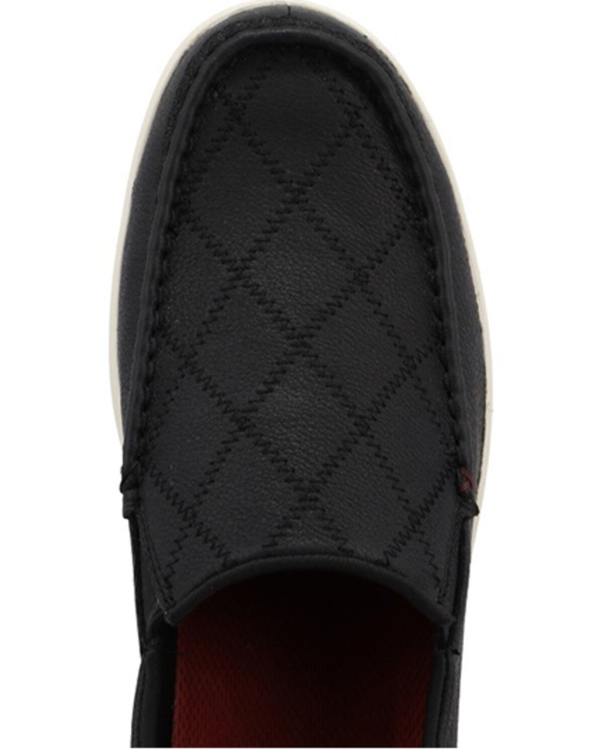 Image #6 - Twisted X Men's Slip-On Ultralite X™ Casual Shoes - Moc Toe, Black, hi-res