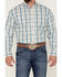 Image #3 - Stetson Men's Vintage Plaid Long Sleeve Button-Down Western Shirt, Blue, hi-res