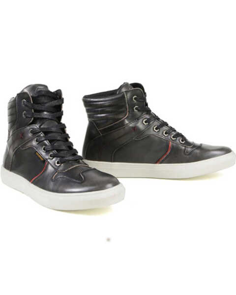 Image #1 - Milwaukee Leather Men's Vintage High-Top Reinforced Street Riding Waterproof Shoes - Round Toe, , hi-res