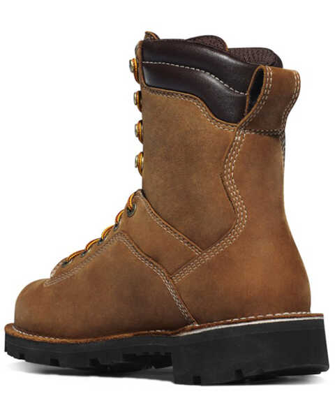 Image #3 - Danner Men's Quarry USA Waterproof Work Boots - Composite Toe, Brown, hi-res