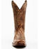 Moonshine Spirit Men's Distressed Western Boots - Square Toe, Tan, hi-res