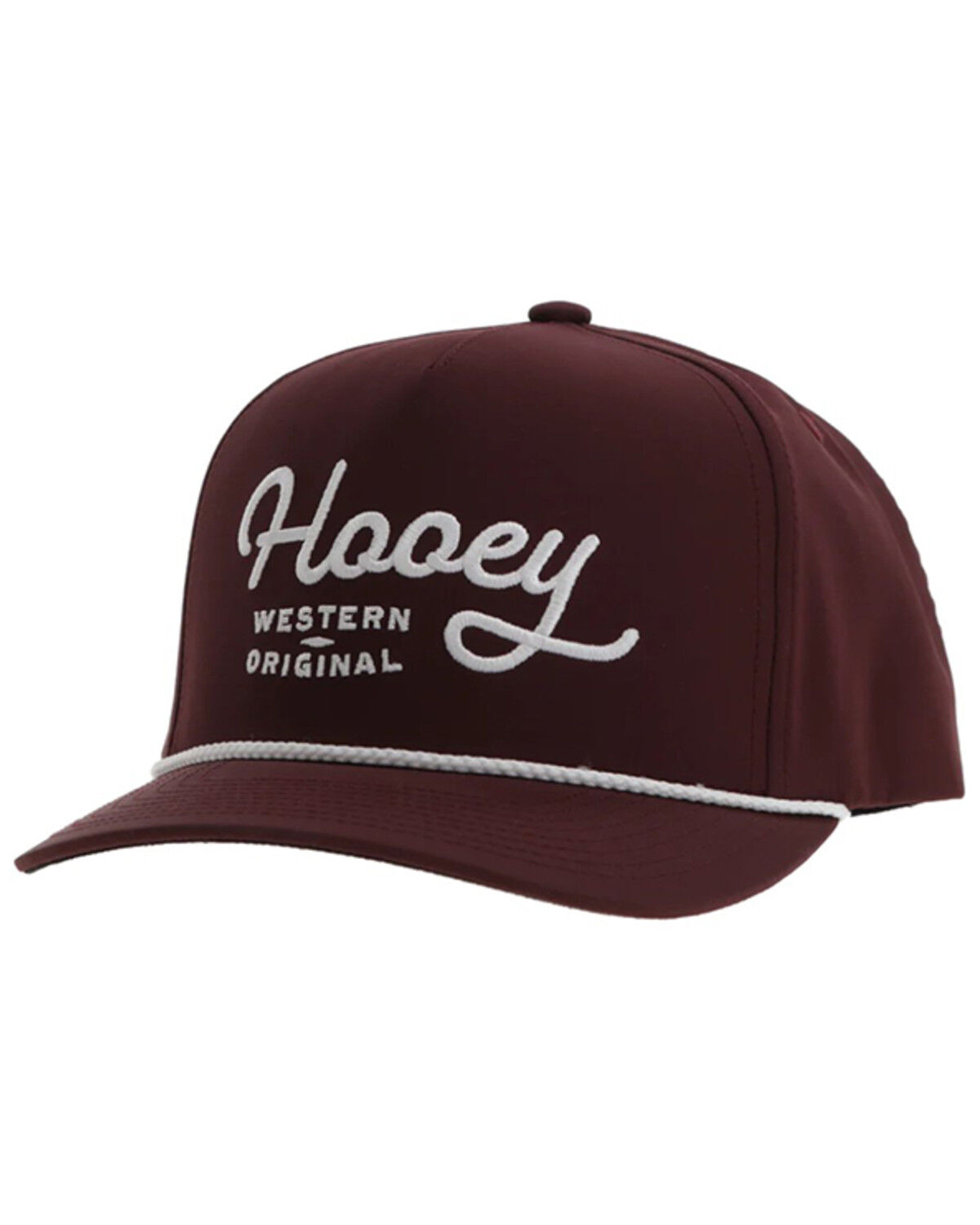 Image #1 - Hooey Men's OG Logo Trucker Cap, Maroon, hi-res