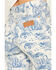 Wrangler Women's High Rise Nautical Print Wanderer Flare Jeans, Multi, hi-res