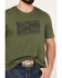 Cody James Men's Crackle Short Sleeve Graphic T-Shirt, Green, hi-res