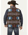 Image #4 - RANK 45® Men's Reversible Southwestern Softshell Vest - Big , Chocolate, hi-res