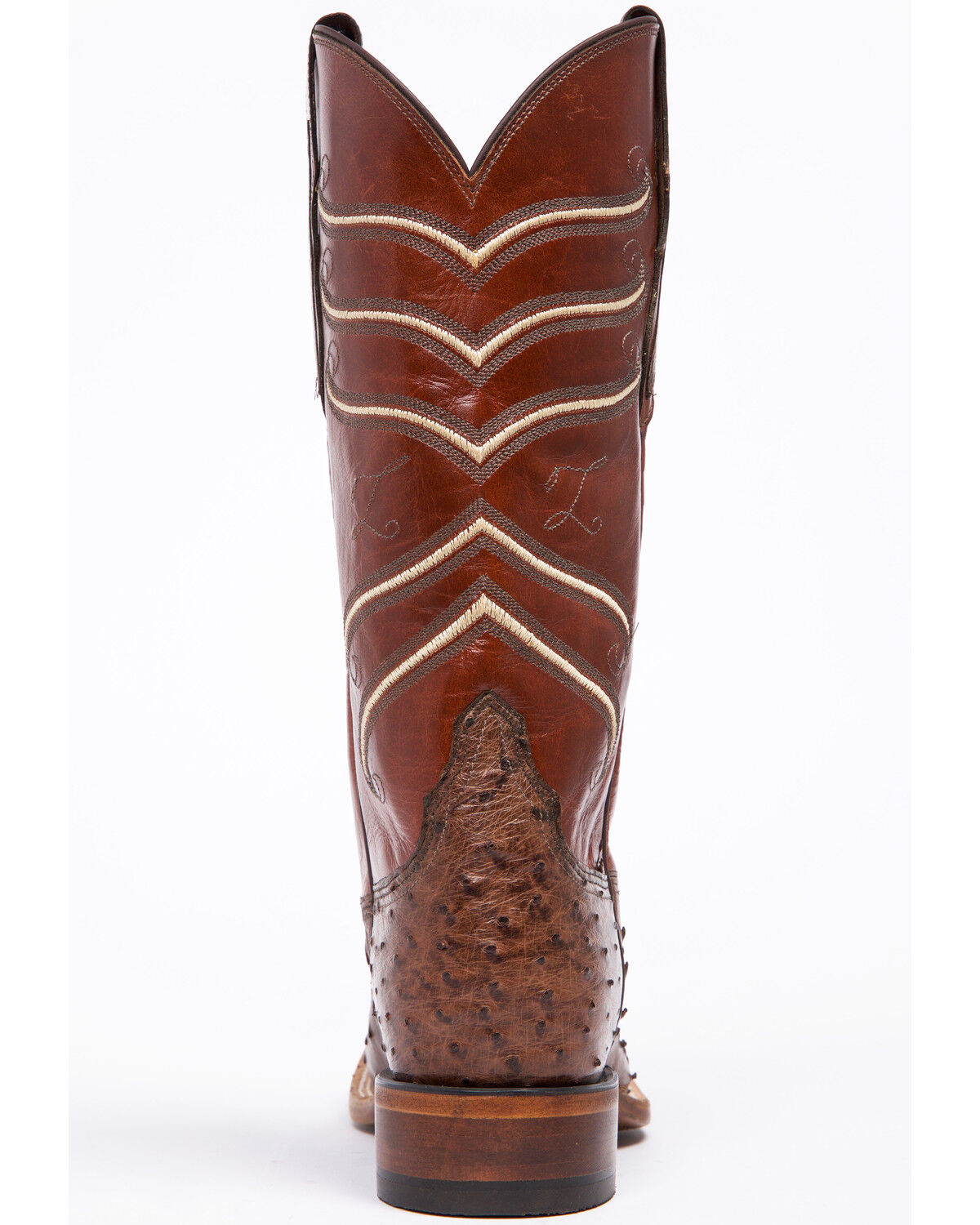 tony lama full quill ostrich boots square toe