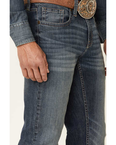 Cody James Men's Doc Medium Wash Stretch Slim Bootcut Jeans , Blue, hi-res