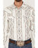 Image #3 - Cody James Men's Cowboy Boogie Southwestern Stripe Print Long Sleeve Snap Western Shirt - Tall, Ivory, hi-res