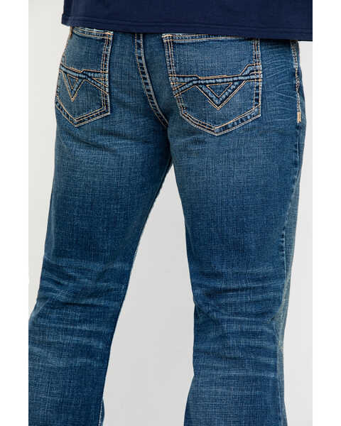 Image #4 - Cody James Core Men's Dungaree Medium Wash Stretch Relaxed Bootcut Jeans , , hi-res