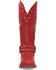 Image #4 - Dingo Women's Lucky Stars Embellished Suede Tall Western Boots - Round Toe, Red, hi-res