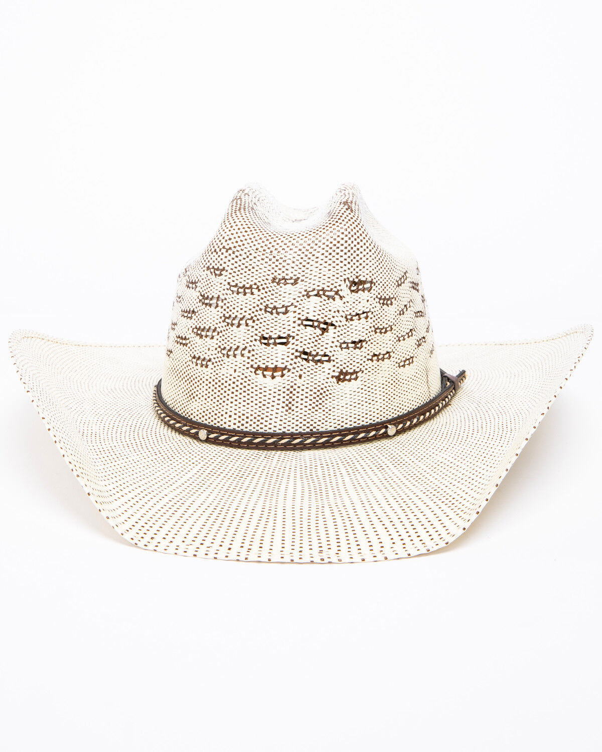 Image #4 - Cody James Twist Cord 15X Bangora Straw Cowboy Hat, Natural, hi-res