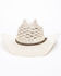 Image #4 - Cody James Twist Cord 15X Bangora Straw Cowboy Hat, Natural, hi-res