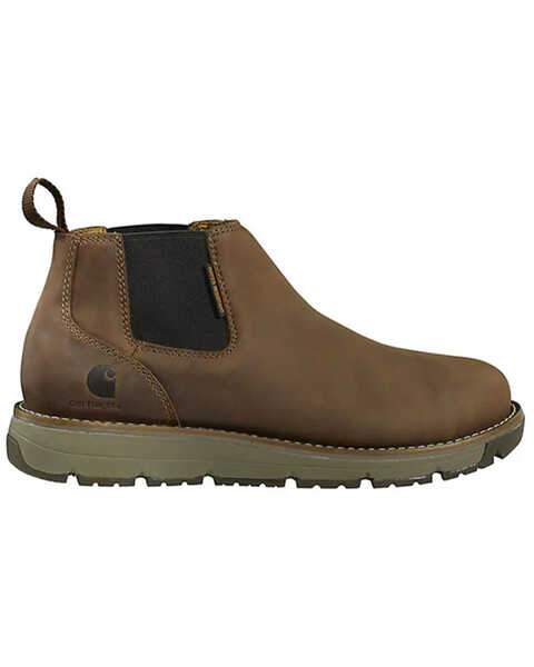 Image #2 - Carhartt Men's Millbrook 4" Romeo Water Resistant Work Boots - Soft Toe, Brown, hi-res