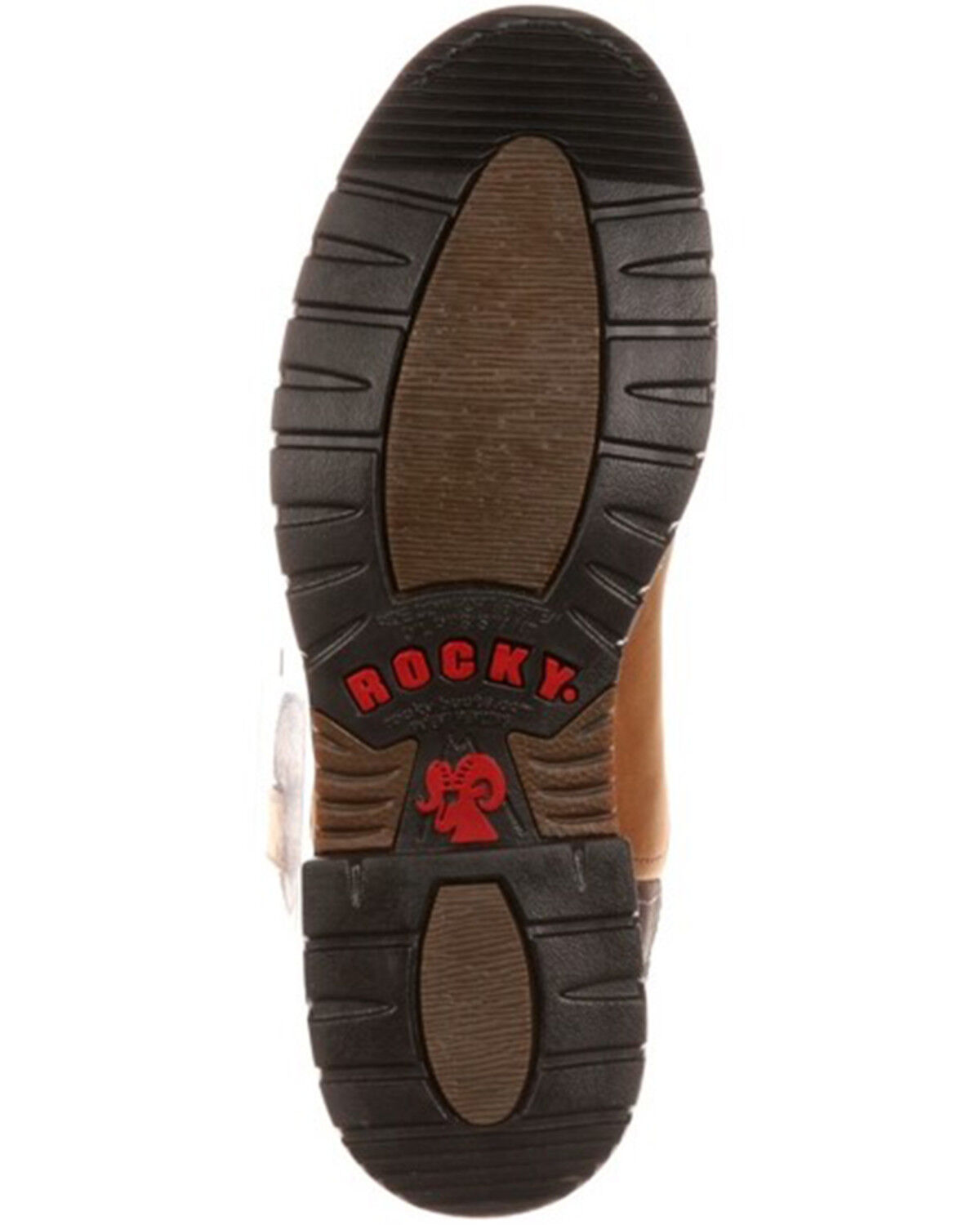 Image #7 - Rocky Men's Branson Roper Work Boots - Soft  Toe, Brown, hi-res