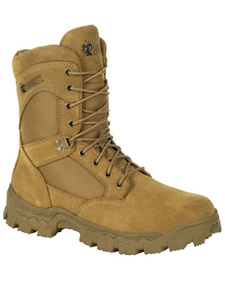 Rocky Men's Alpha Force Duty Boots - Soft Toe, Brown, hi-res
