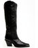Image #2 - Wonderwest Women's Estilo Tall Western Boots - Snip Toe, Black, hi-res