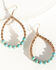 Image #2 - Shyanne Women's Summer Solstice Teardrop Beaded Earrings, Gold, hi-res